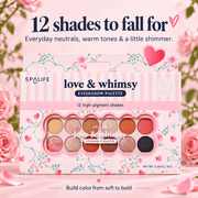 Love and Whimsy twelve high-pigment eyeshadow shades