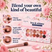 How to choose, apply and blend Love and Whimsy eyeshadow