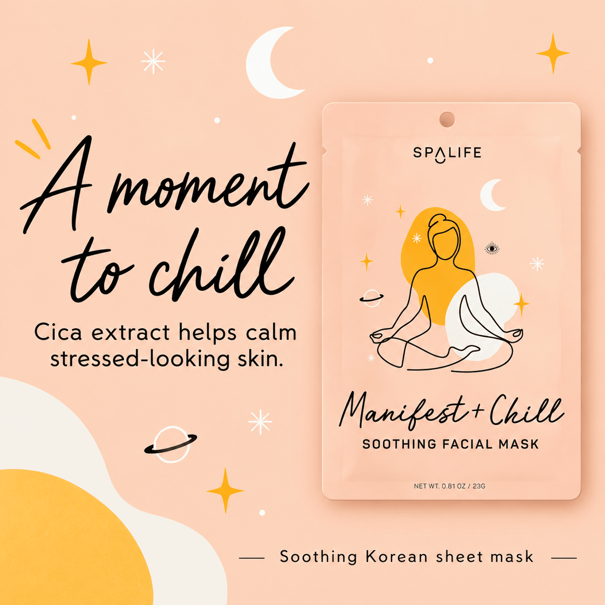 Cica extract helps calm stressed-looking skin