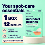 One box of 12 Korean-made SpaLife Microdart Patches