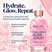 SpaLife Hyaluronic Pearl Serum hydration and luminosity benefits