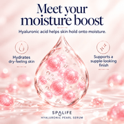 Hyaluronic acid moisture support in SpaLife Pearl Serum