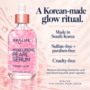 Korean-made SpaLife Hyaluronic Pearl Serum formula standards