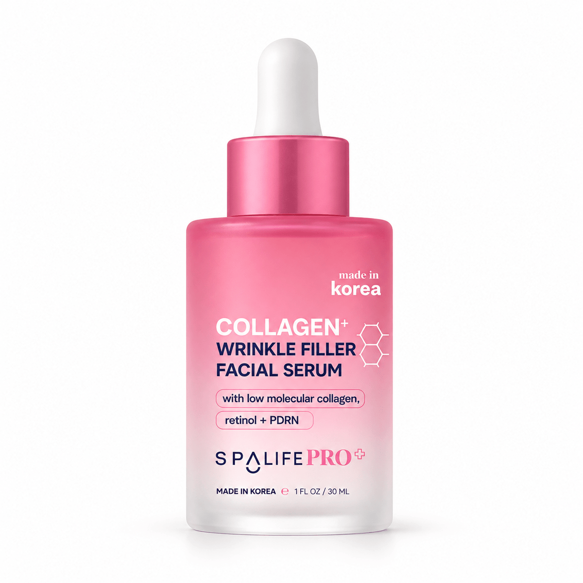 SpaLife PRO+ Collagen Wrinkle Filler Facial Serum, 30 mL