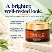 SpaLife Vitamin C Eye Cream brightening and depuffing benefits