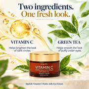 Vitamin C and green tea in SpaLife Hydro-Jelly Eye Cream