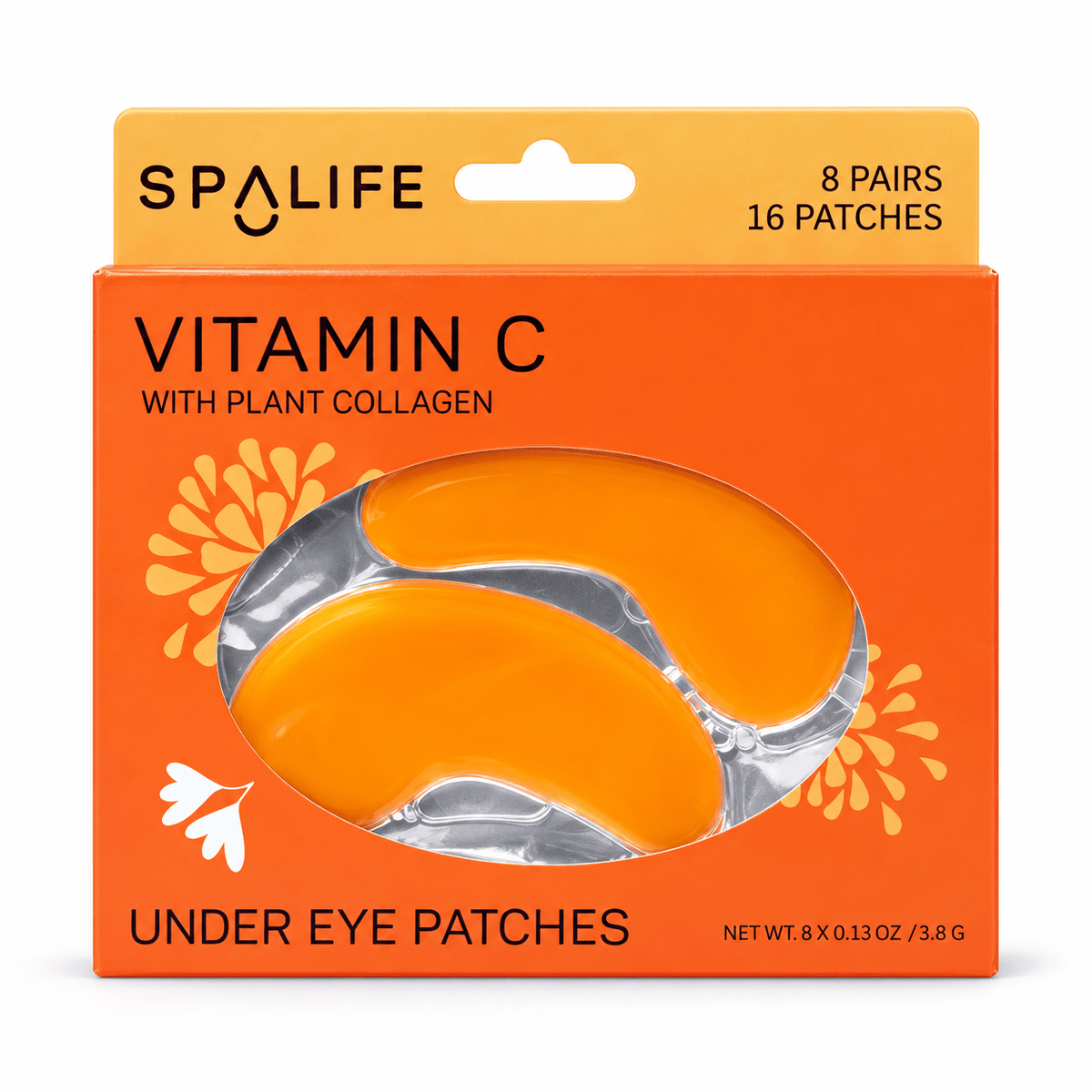 SpaLife Vitamin C Hydrogel Eye Patches 8 pairs - main