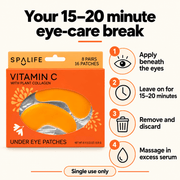 SpaLife Vitamin C Hydrogel Eye Patches 8 pairs - how to use