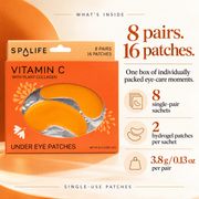 SpaLife Vitamin C Hydrogel Eye Patches 8 pairs - whats inside