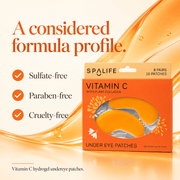 SpaLife Vitamin C Hydrogel Eye Patches 8 pairs - formula profile
