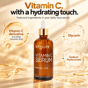 SpaLife Vitamin C Serum 110 mL featured formula ingredients