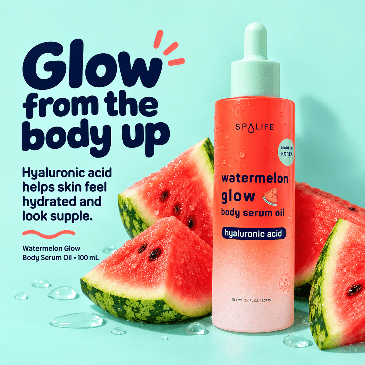 Hyaluronic acid body hydration