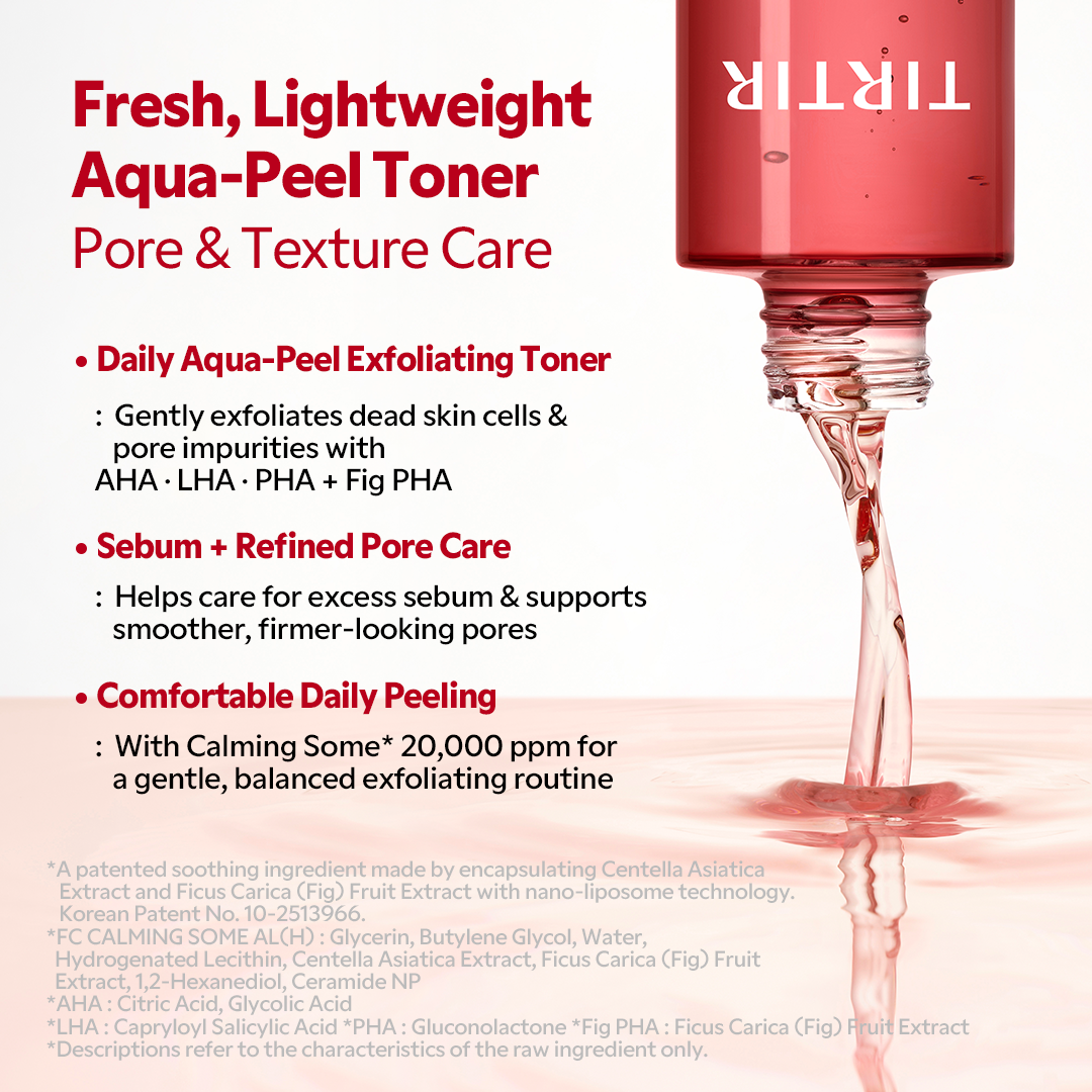 TIRTIR Porexel Gentle Refining Toner product care information