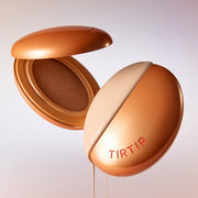 TIRTIR AI Filter Cushion packaging and foundation texture detail