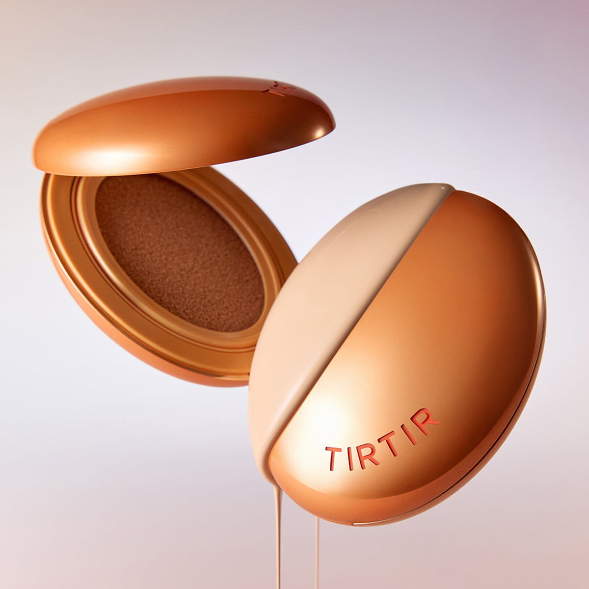 TIRTIR AI Filter Cushion packaging and foundation texture detail