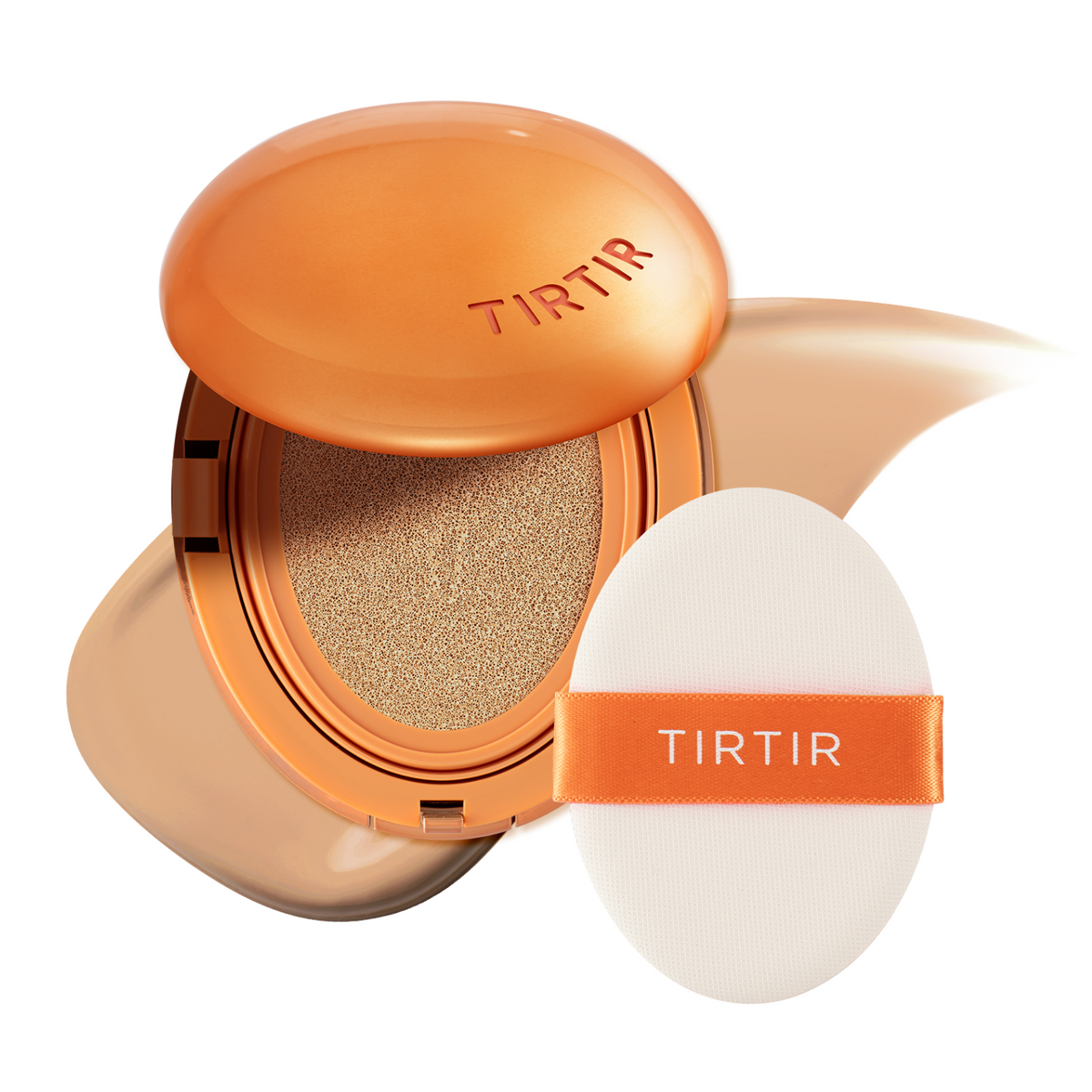 TIRTIR AI Filter Cushion 25N Mocha 18g shade and texture