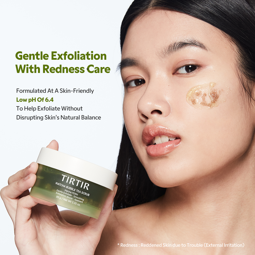 TIRTIR Matcha Bubble Tea Scrub detail 6