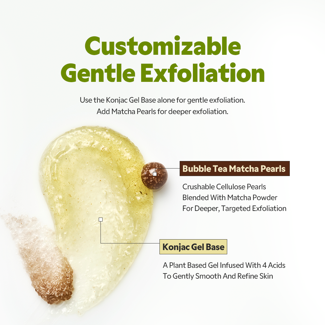 TIRTIR Matcha Bubble Tea Scrub detail 7