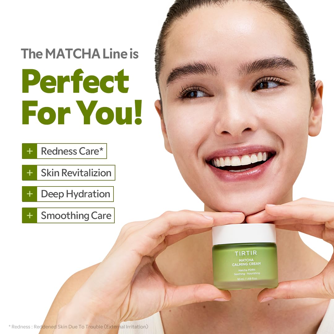 TIRTIR matcha cream texture and suitability
