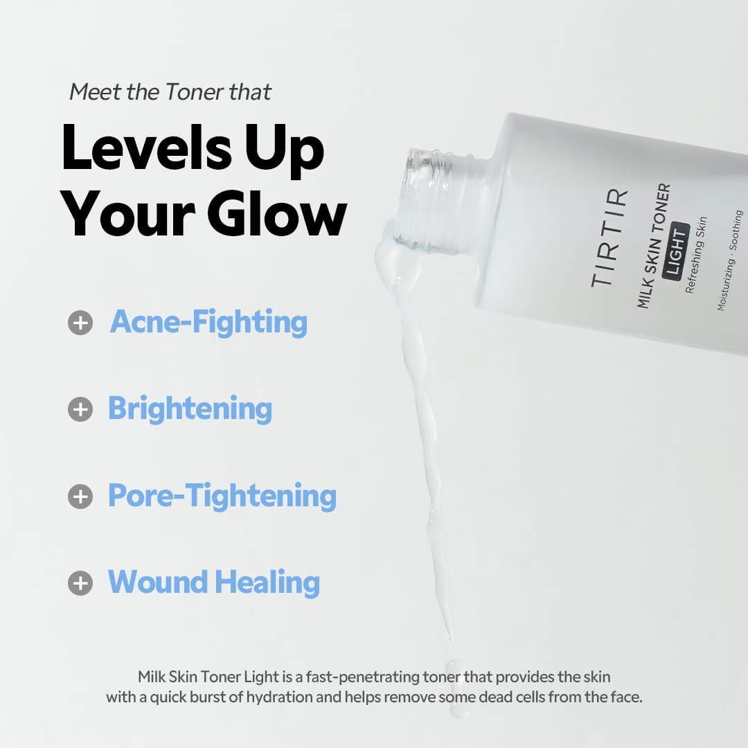 TIRTIR Milk Skin Toner Light 150mL benefits