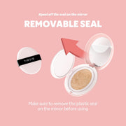 TIRTIR cushion inner seal removal instructions