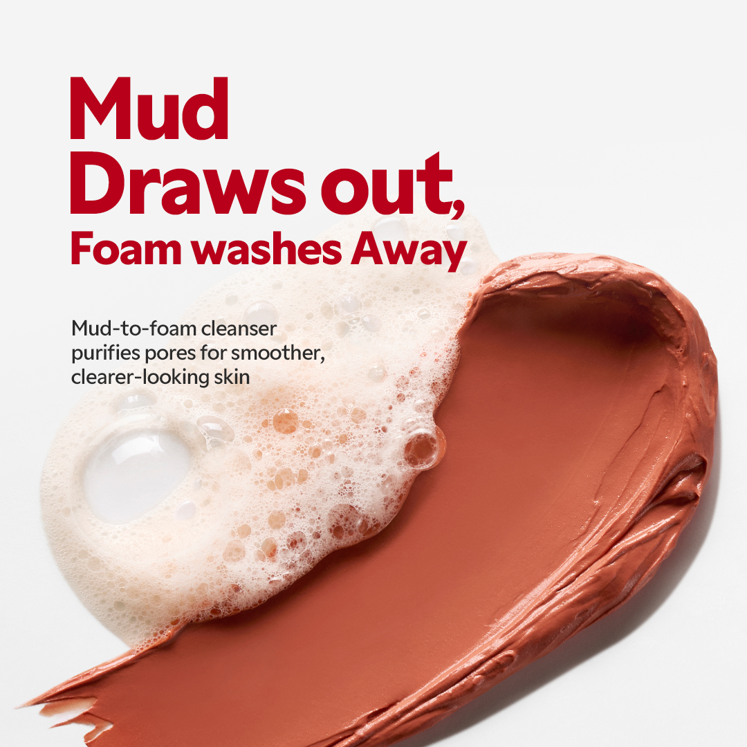 TIRTIR Porexel Sebum Control Mud Foam cleansing texture