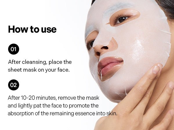 Torriden BALANCEFUL sheet mask English application guide