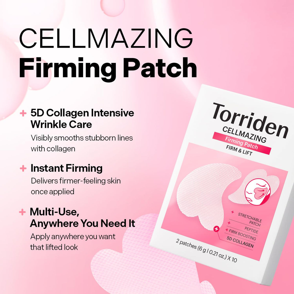 Torriden CELLMAZING Firming Patch overview and flexible multi-area fit