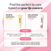 Torriden CELLMAZING Lip Essence 11mL: CELLMAZING and SOLID IN lip-care comparison