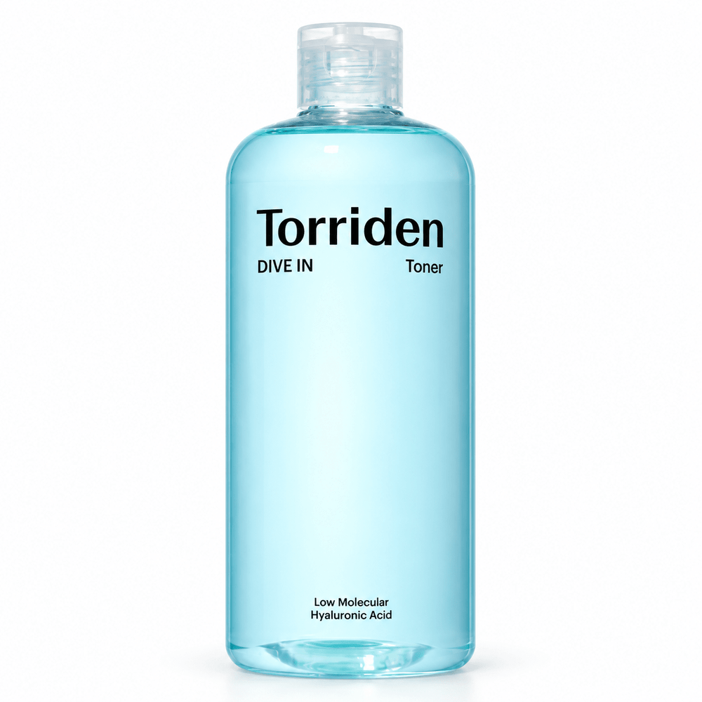 Torriden DIVE IN Low Molecular Hyaluronic Acid Toner 500mL, single original-edition bottle on white