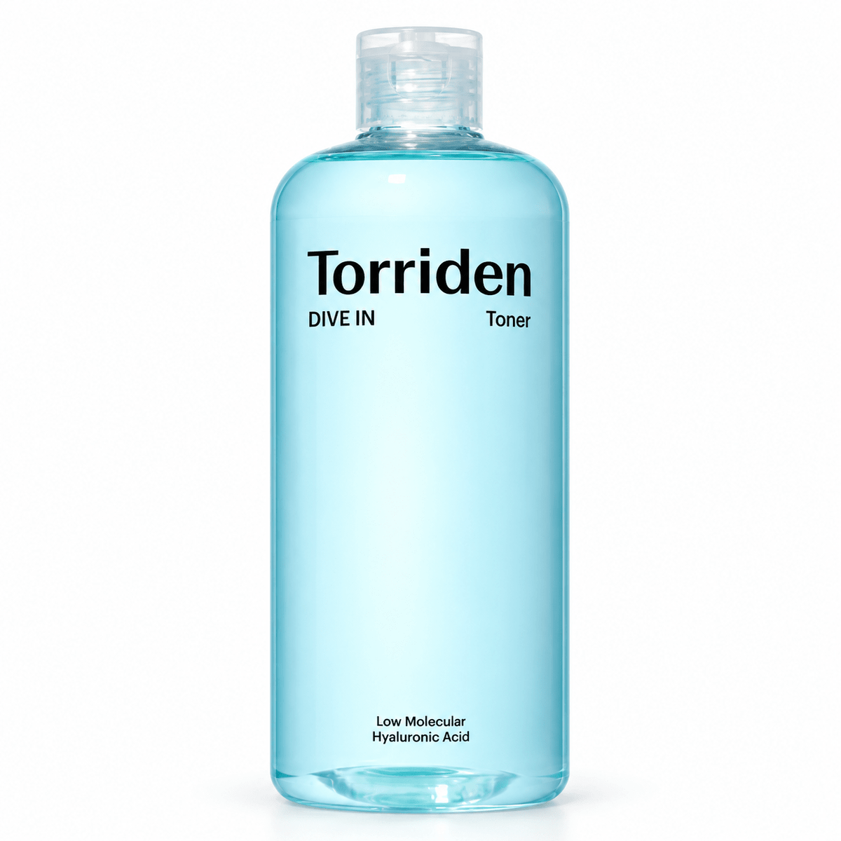 Torriden DIVE IN Low Molecular Hyaluronic Acid Toner 500mL, single original-edition bottle on white