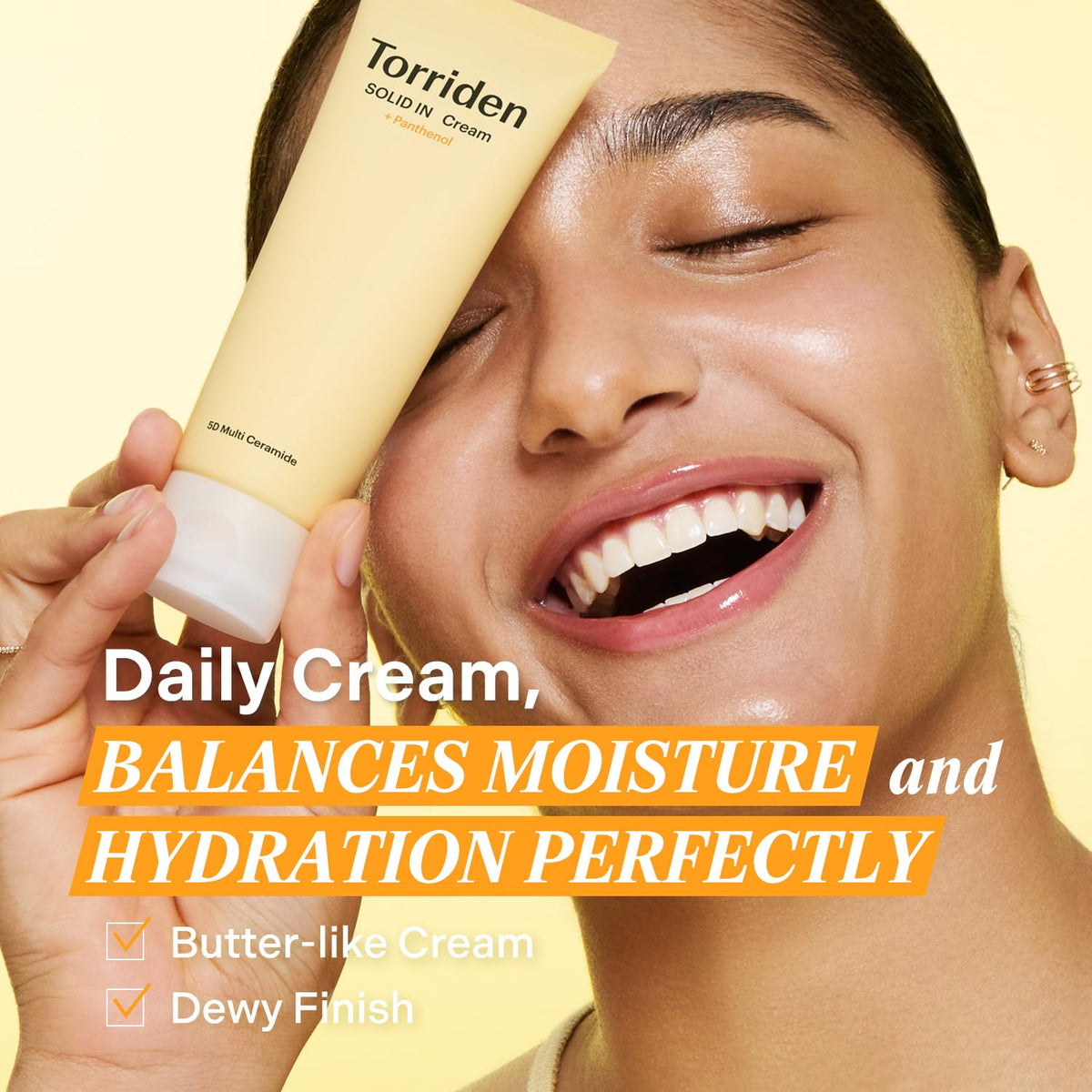 Torriden SOLID IN Cream soft buttery texture and dewy finish