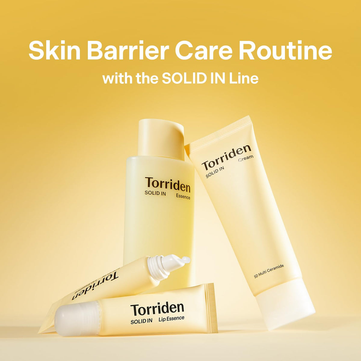 Torriden SOLID IN moisture barrier routine; other products sold separately