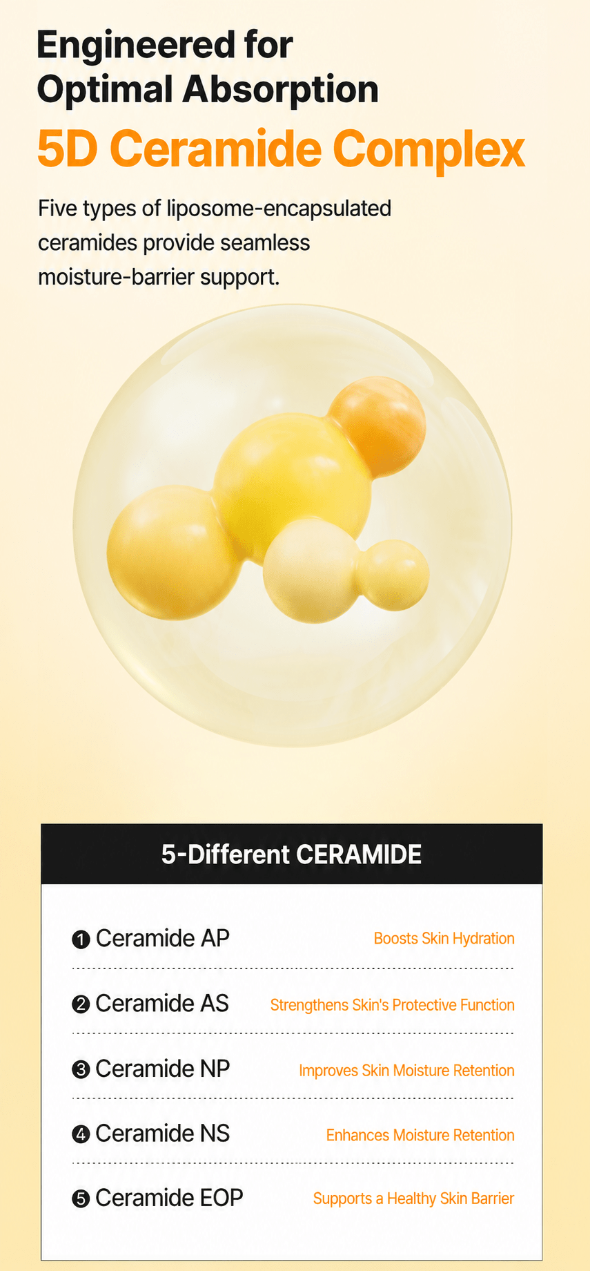 Torriden SOLID IN Cream Toner: five ceramide ingredient explanation