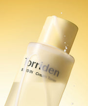 Torriden SOLID IN Cream Toner: close-up of two-layer texture and bottle