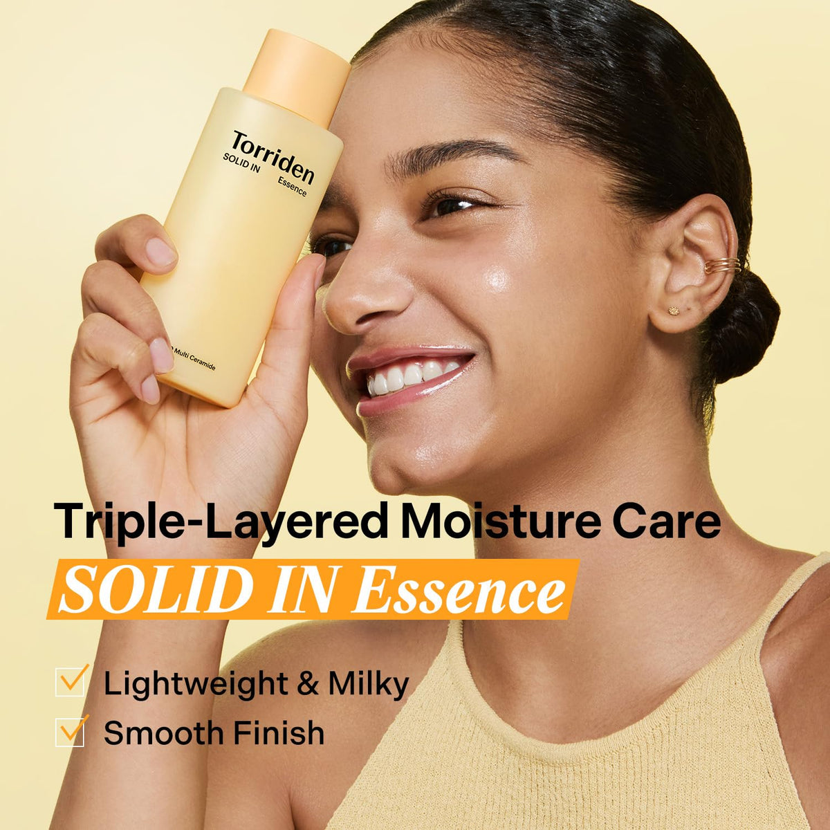 Torriden SOLID IN Essence 100mL milky texture and finish
