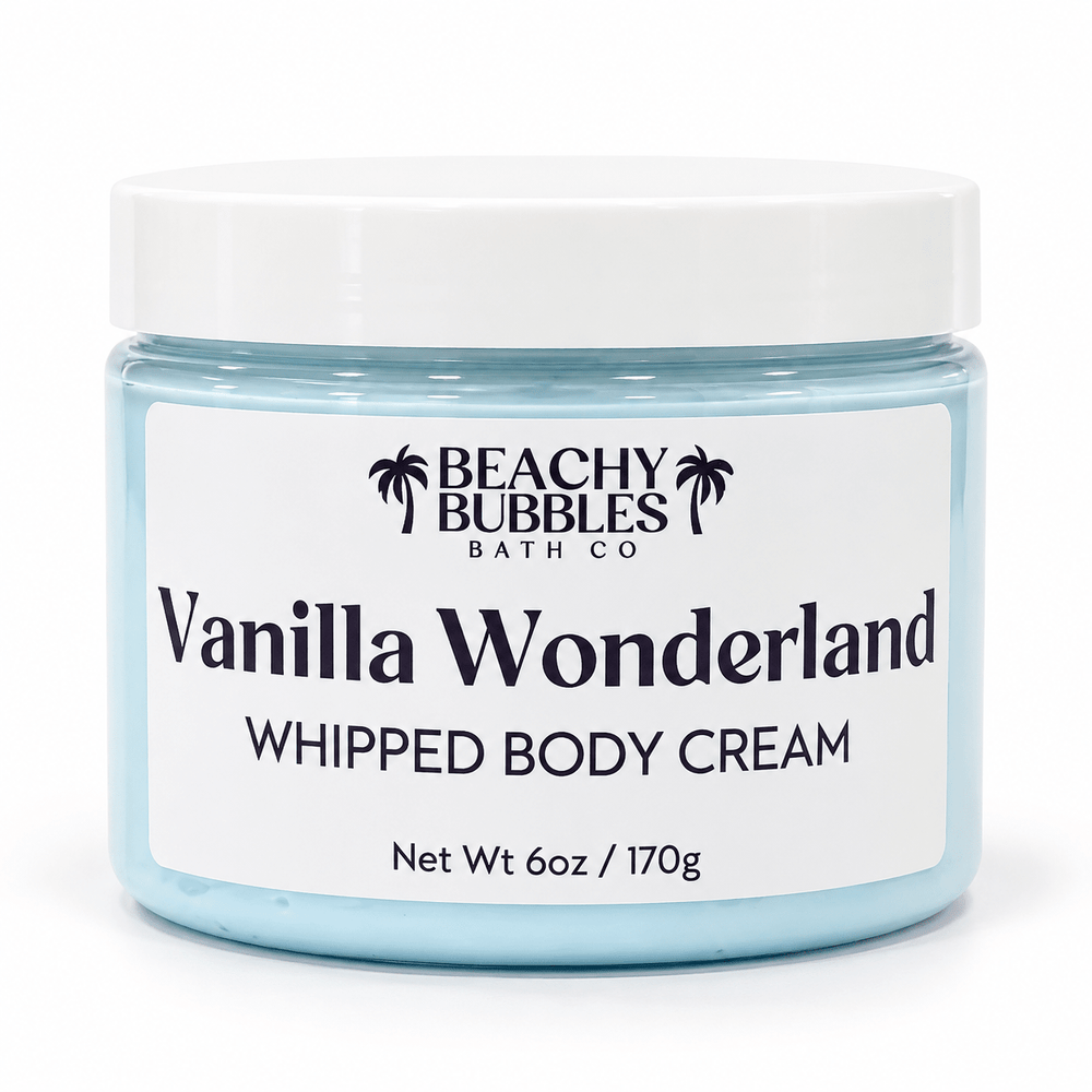 Beachy Bubbles Bath Vanilla Wonderland Whipped Body Cream 6 oz