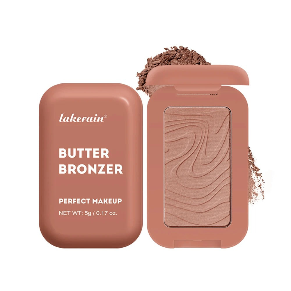 Lakerain Butter Bronzer Pressed Powder Bronzer for Face