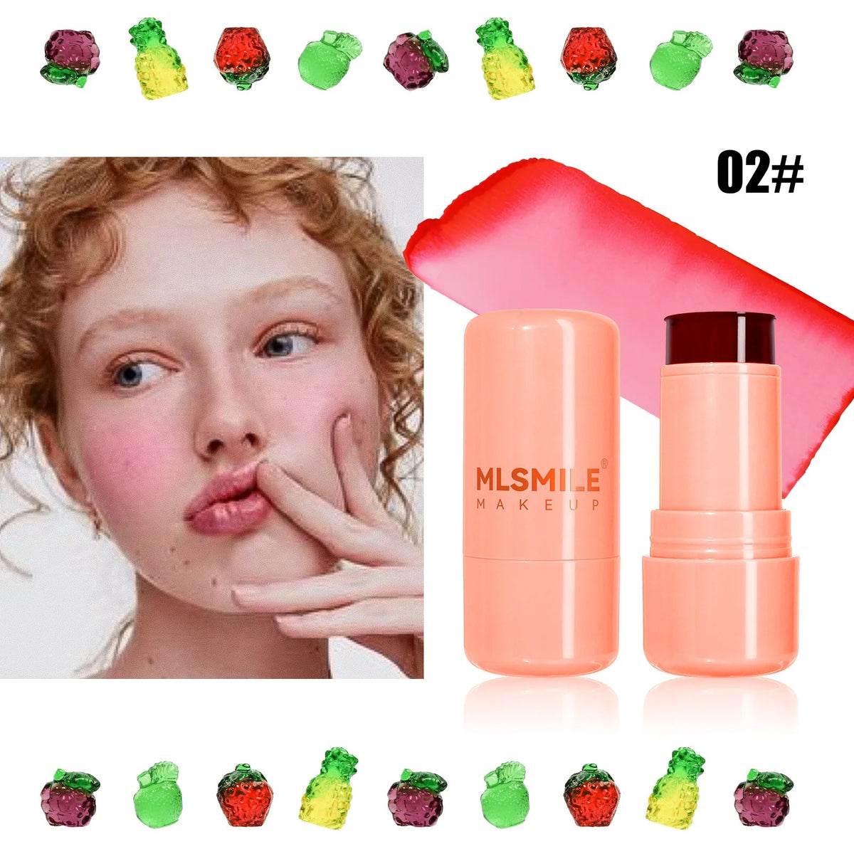 MLSMILE Water Jelly Lip & Cheek Tint Stick