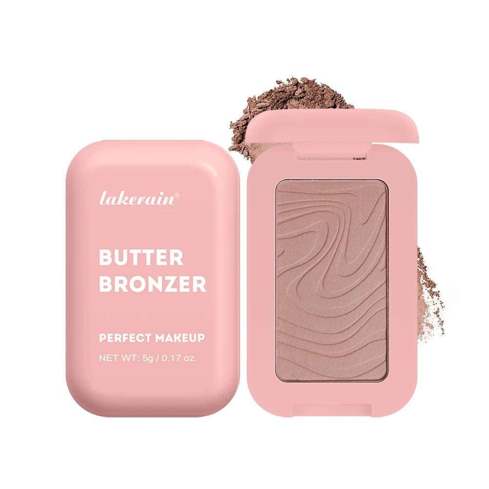 Lakerain Butter Bronzer Pressed Powder Bronzer for Face