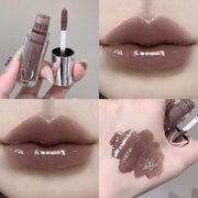 SHAQINUO Water Light Mirror Lip Gloss Long Lasting Lip Oil