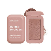 Lakerain Butter Bronzer Pressed Powder Bronzer for Face