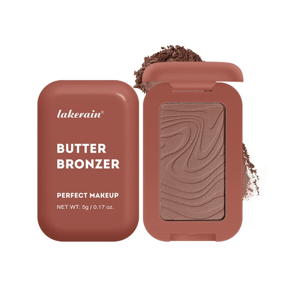 Lakerain Butter Bronzer Pressed Powder Bronzer for Face