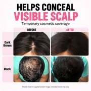 VERONNI hairline powder cosmetic scalp coverage in Dark Brown and Black