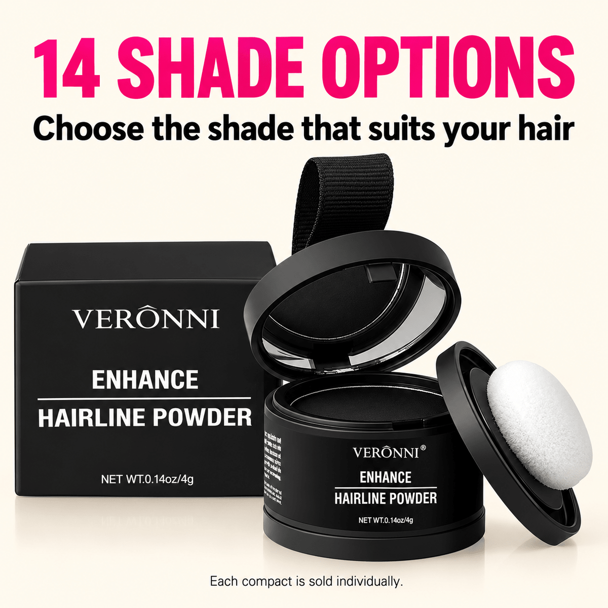 VERONNI Enhance Hairline Powder shades