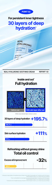 WELLAGE Real Hyaluronic Soothing 100 Cream point 2 hydration oil test official information