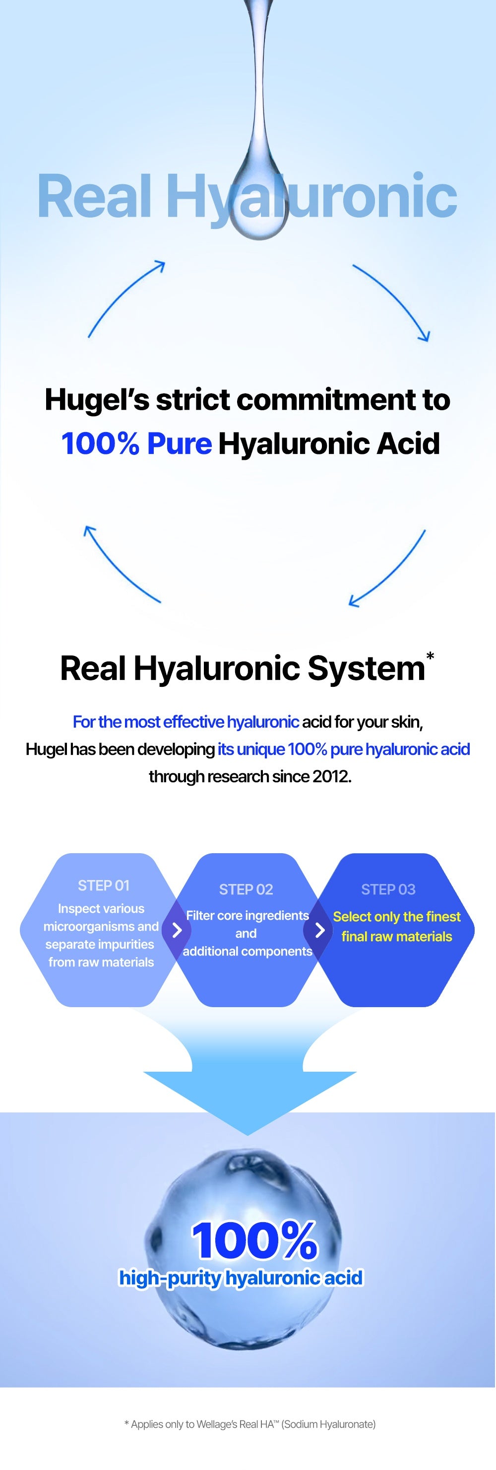 WELLAGE Real Hyaluronic 100 Cream hyaluronic development official information
