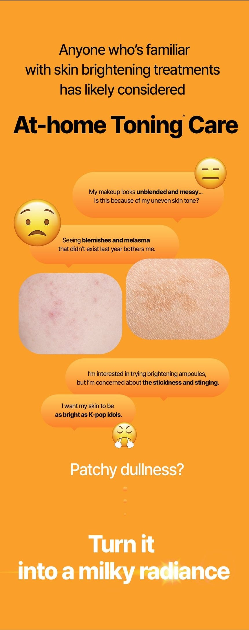 WELLAGE Hyper Toning Glowy 100 Ampoule skin tone concerns official English information