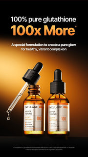 WELLAGE Hyper Toning Glowy 100 Ampoule glutathione comparison official English information