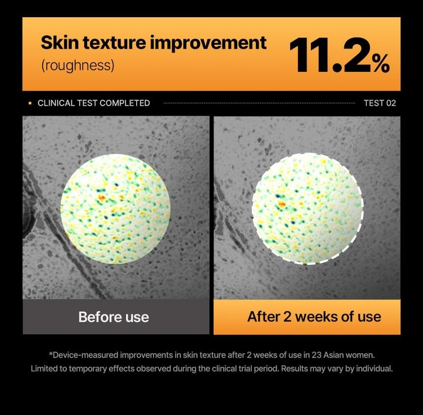 WELLAGE Hyper Toning Glowy 100 Ampoule skin texture test official English information